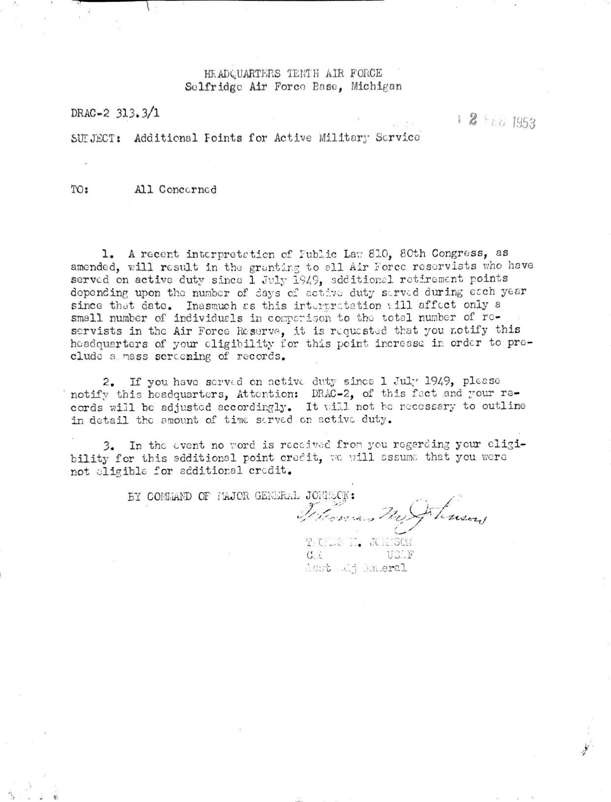 Page 1 of Document, scanned