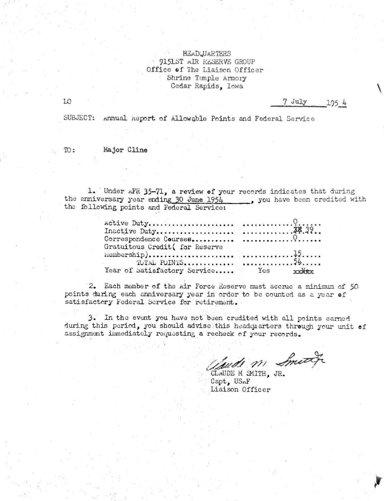 Page 1 of Document, scanned