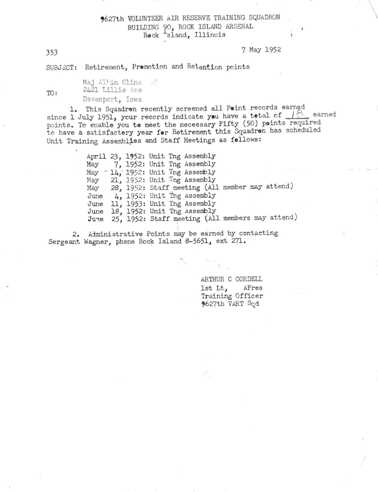 Page 1 of Document, scanned