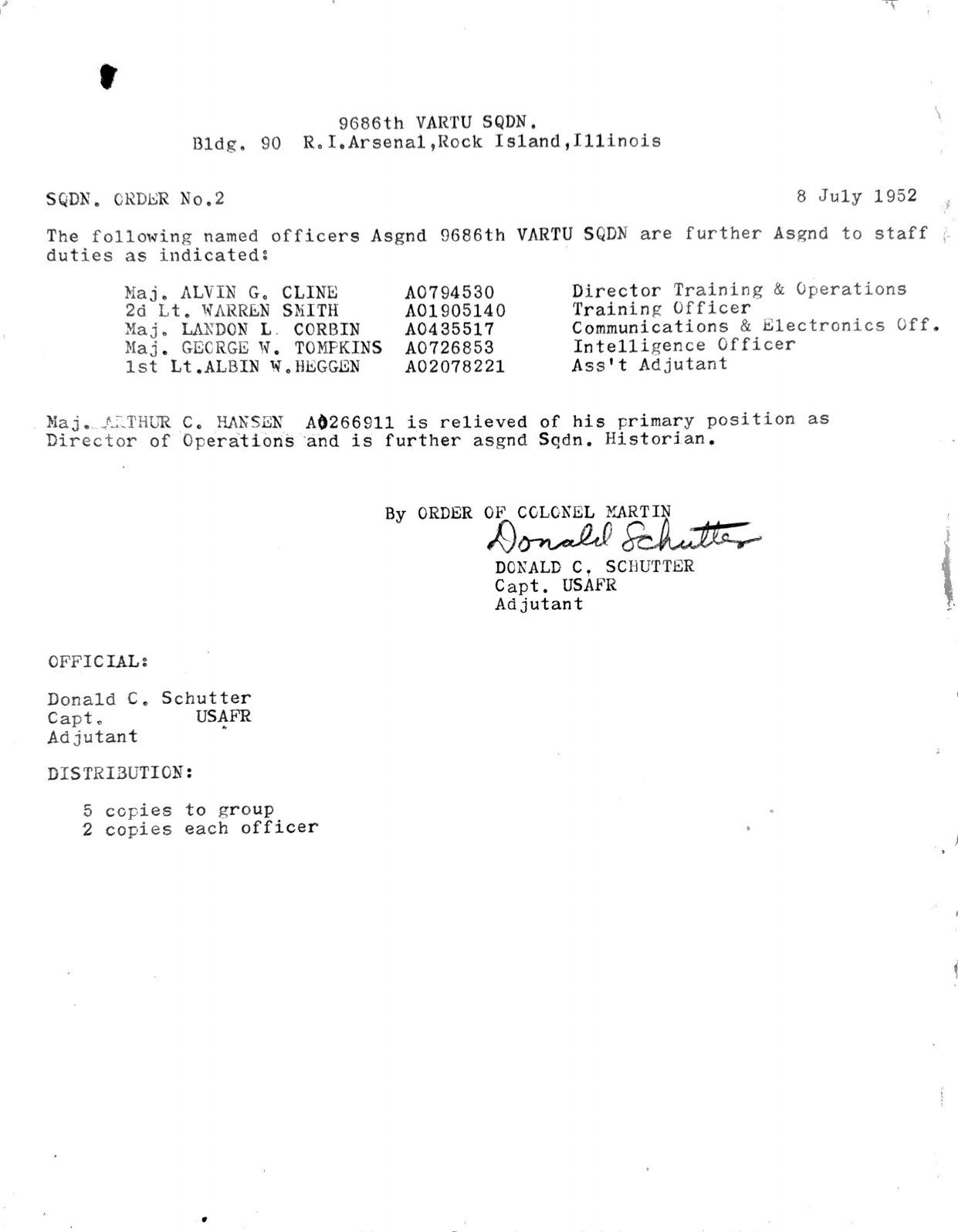 Page 1 of Document, scanned