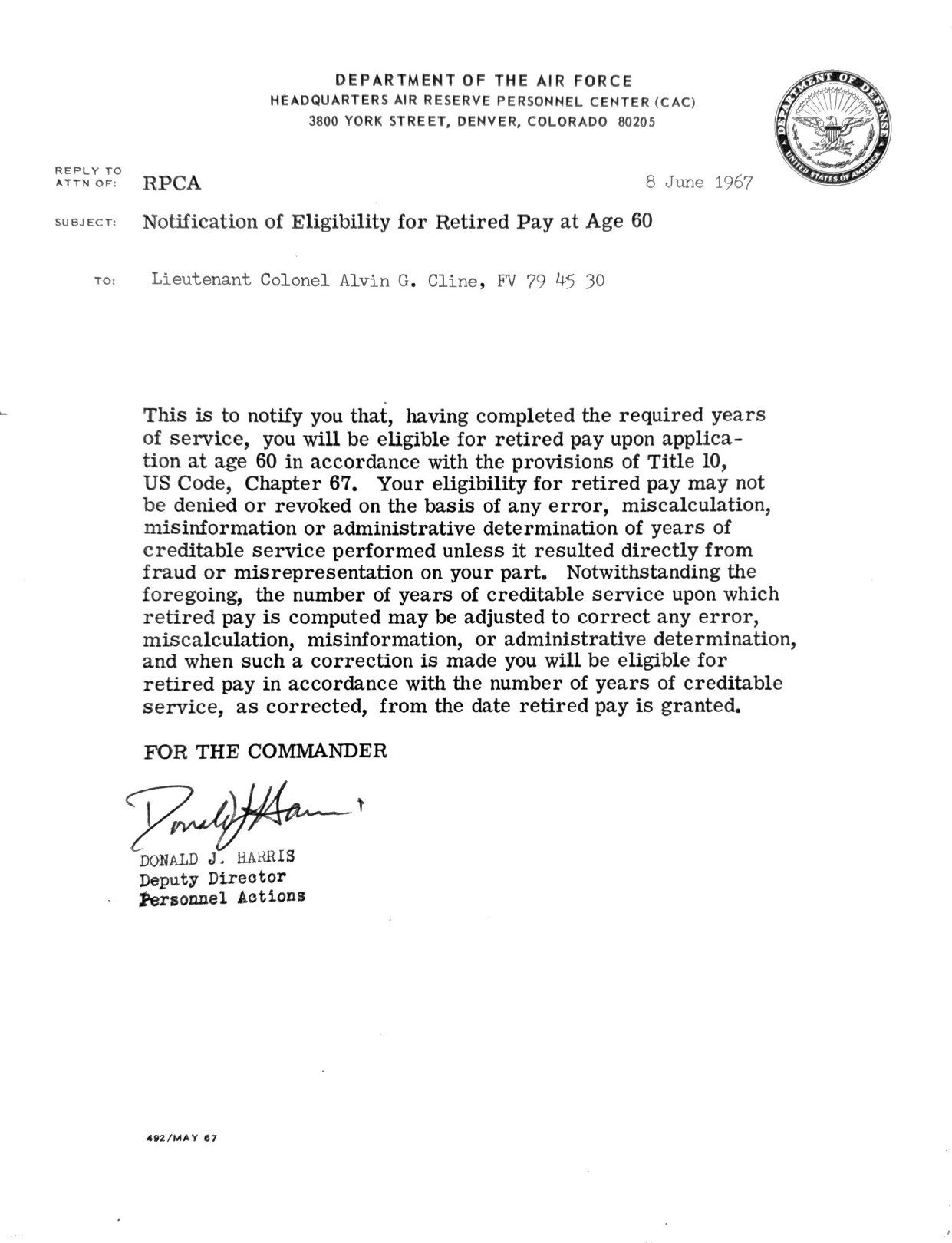 Page 1 of Document, scanned
