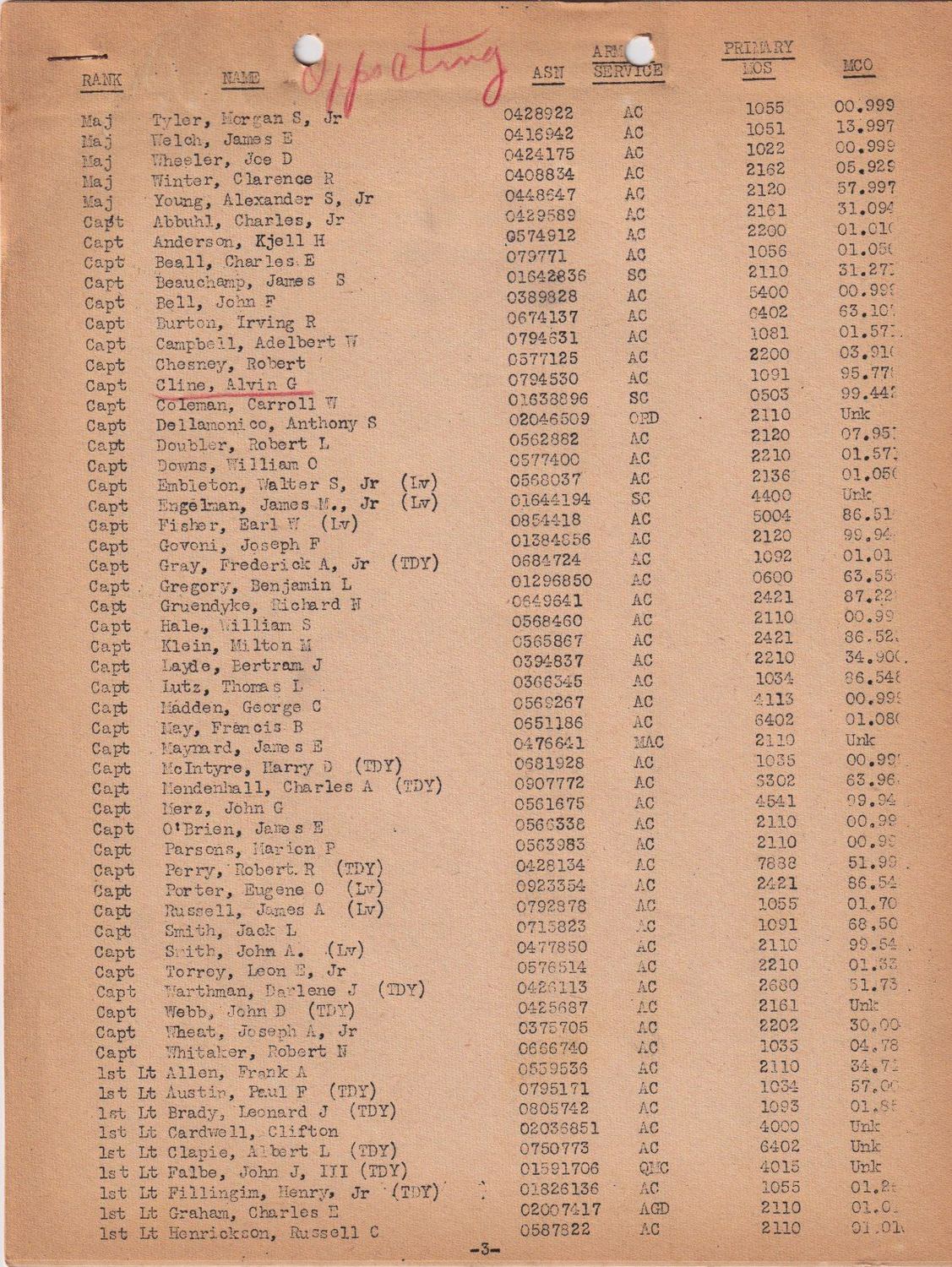 Page 3 of Special Orders 13, scanned