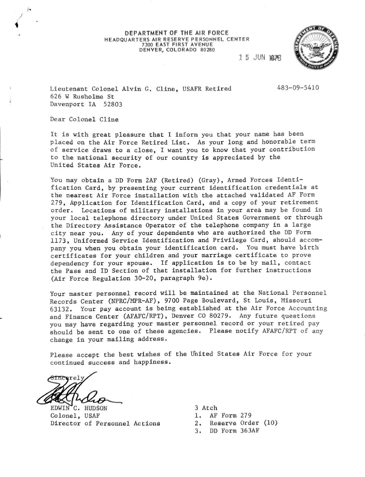 Page 1 of Document, scanned