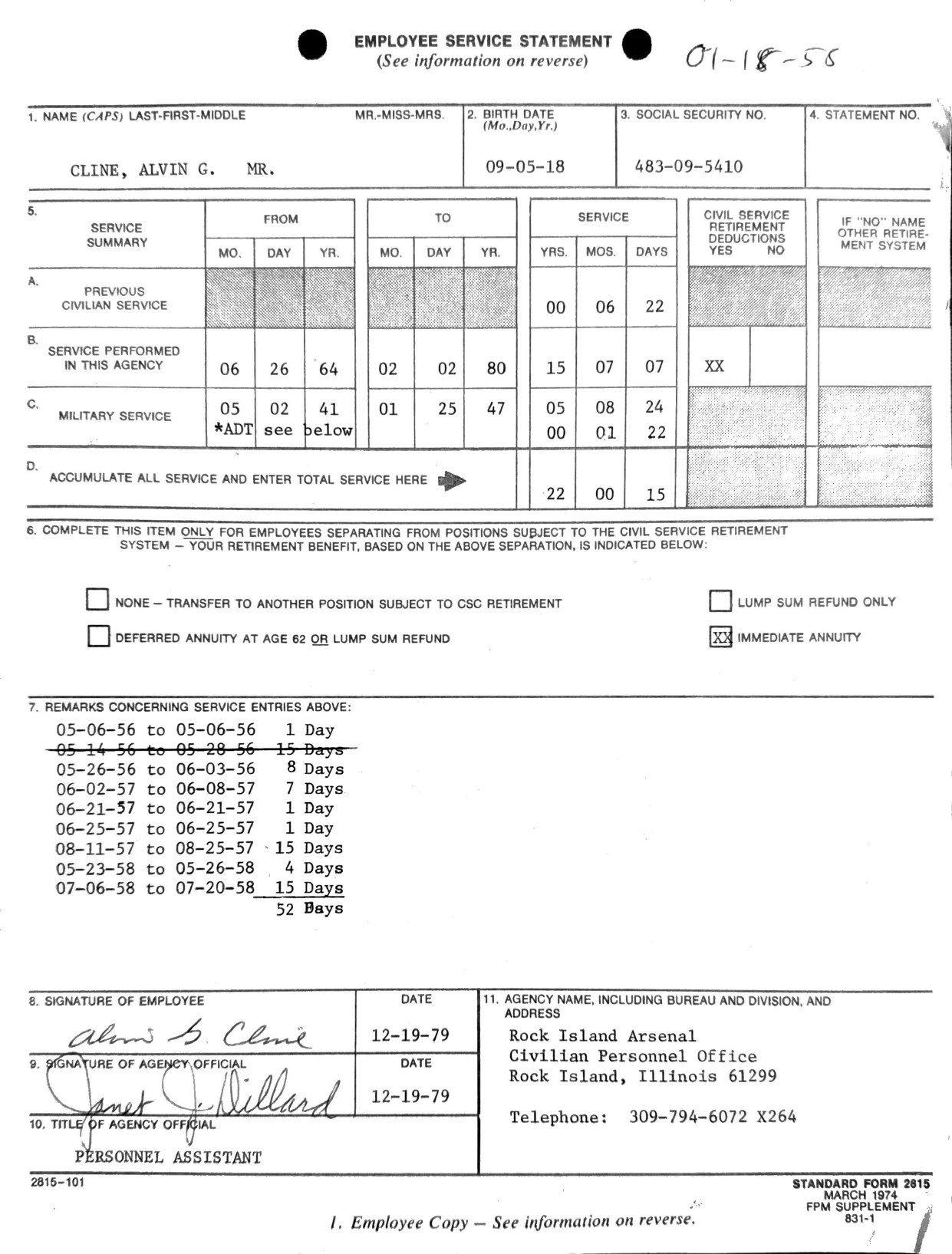 Page 1 of Document, scanned