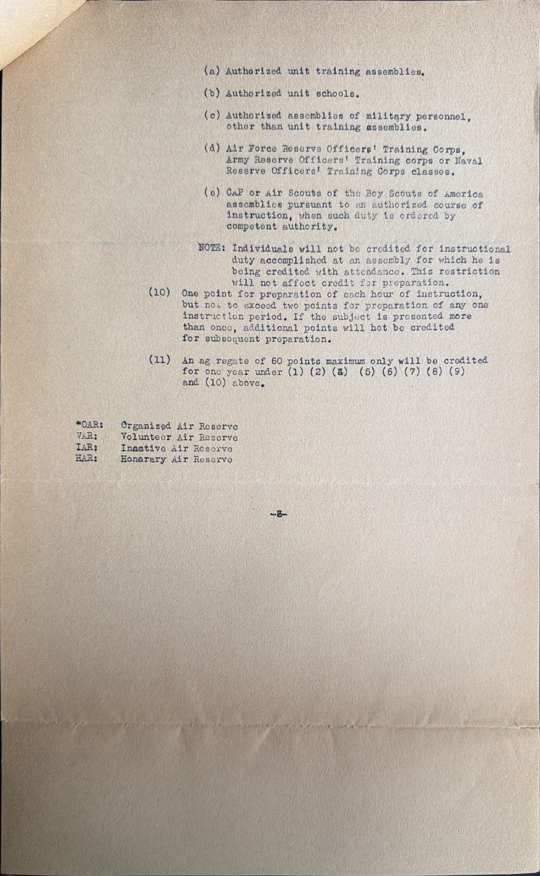 Page 3 of Reserve service, June 1950, scanned