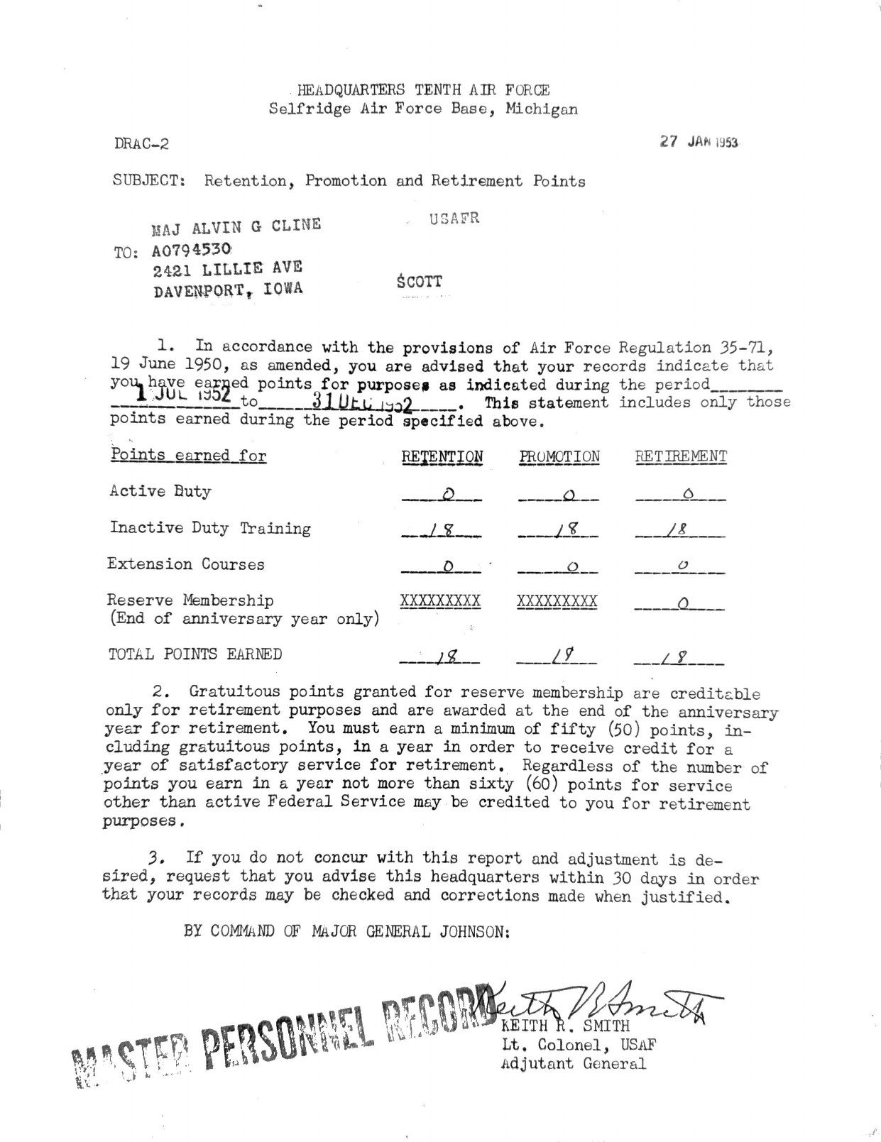 Page 1 of Document, scanned