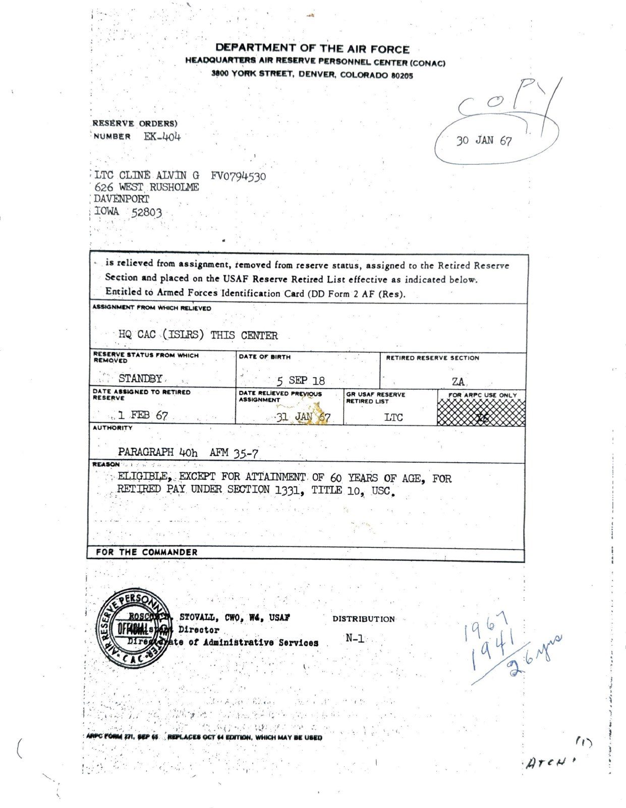Page 1 of Document, scanned